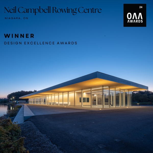 Neil Campbell Rowing Centre Named OAA Design Excellence Winner 