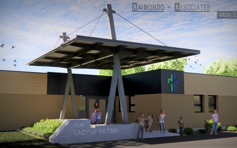 New Entrance Canopy Coming at Our Lady of Fatima Elementary School 