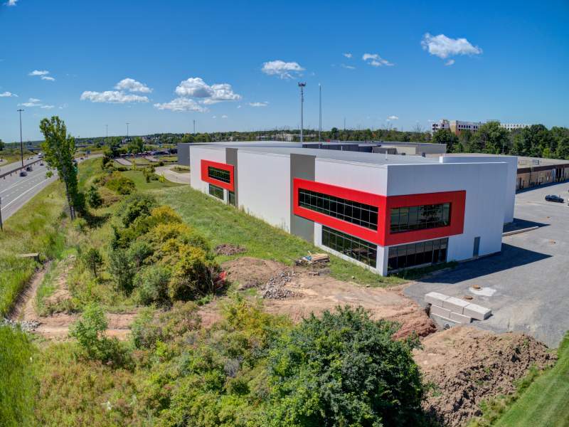 Warehouse Addition to 6934 Kinsmen Court Wrapped Up 