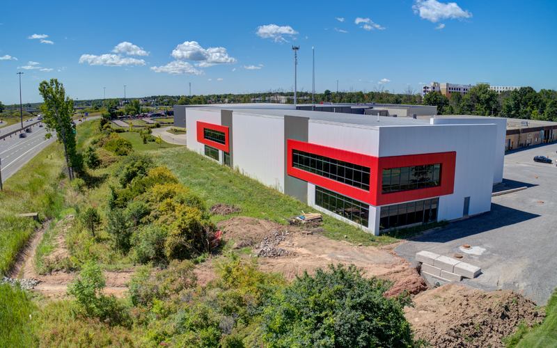 Warehouse Addition to 6934 Kinsmen Court Wrapped Up 