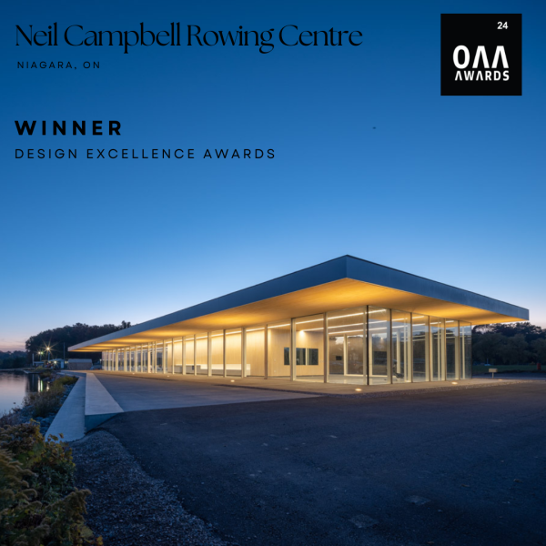 Neil Campbell Rowing Centre Named OAA Design Excellence Winner