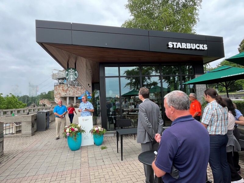 Project Completed: Starbucks by the Falls Now Open