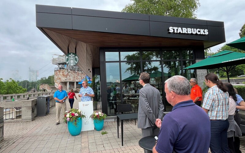 Project Completed: Starbucks by the Falls Now Open