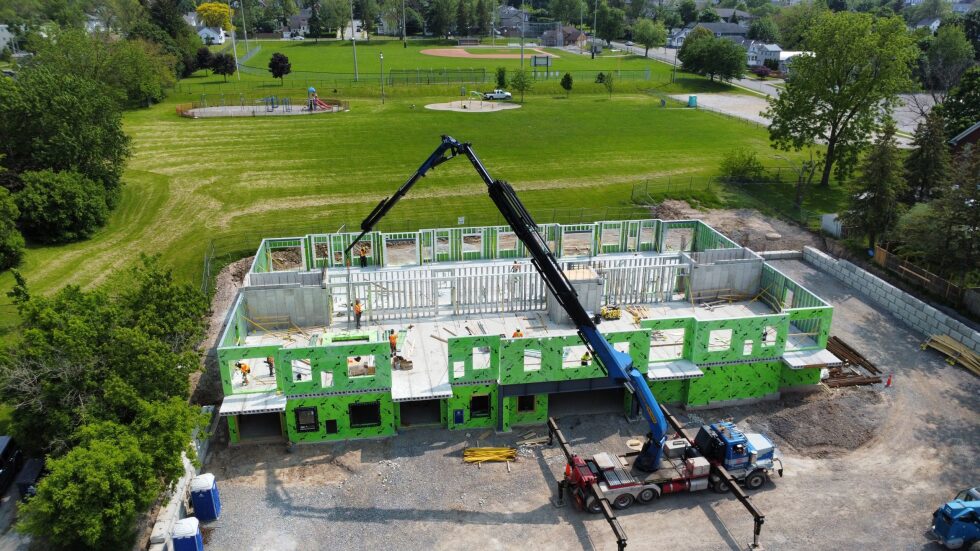 Construction Reaches Third Storey at Parkside Living in Downtown Thorold
